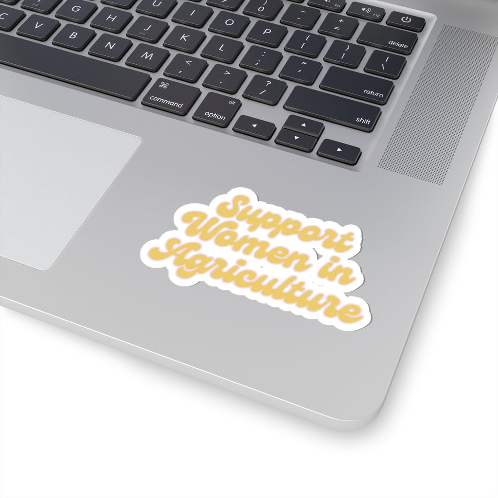 Support Women in Agriculture Sticker — Feminist Farm Decal
